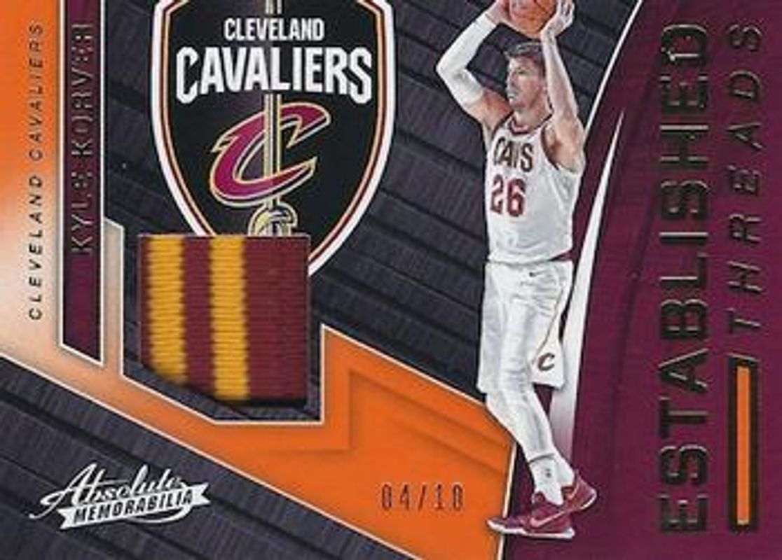 2017 Absolute Memorabilia #ET-KKV Established Threads - Prime /10