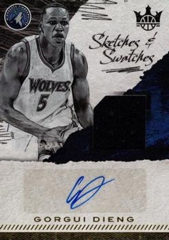 2017 Court Kings #SS-GD Sketches & Swatches /152