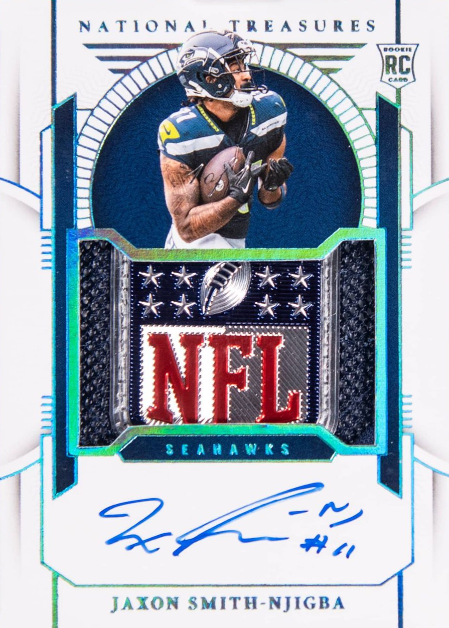 Jaxon Smith-Njigba 2023 National Treasures #171 Rookie Patch Auto