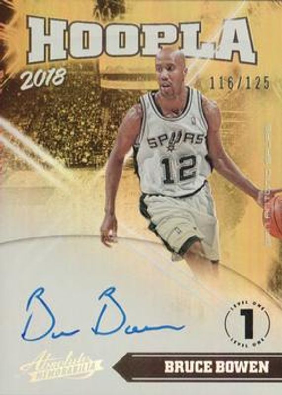 2018 Absolute Memorabilia #HS-BB Hoopla Signatures /125