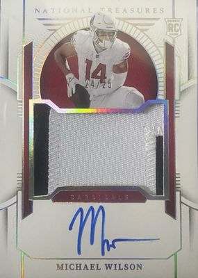 2023 National Treasures #182 Rookie Patch Auto - Holo Silver /25