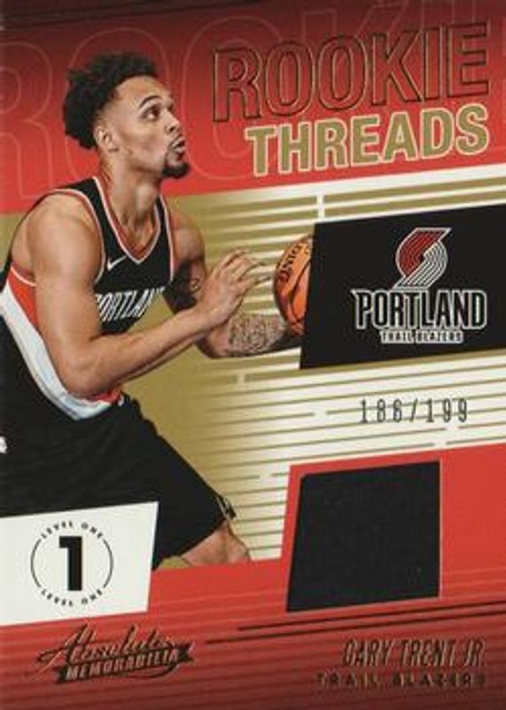 2018 Absolute Memorabilia #RT-GTJ Rookie Threads /199