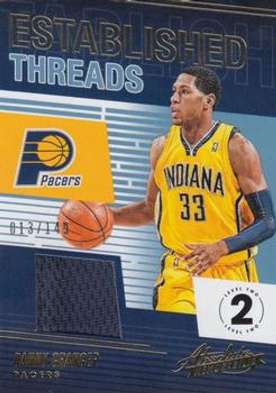 2018 Absolute Memorabilia #ET-DGR Established Threads Level 2 /75