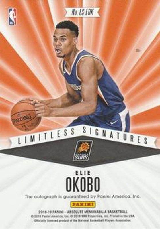 2018 Absolute Memorabilia #LS-EOK Limitless Signatures /99