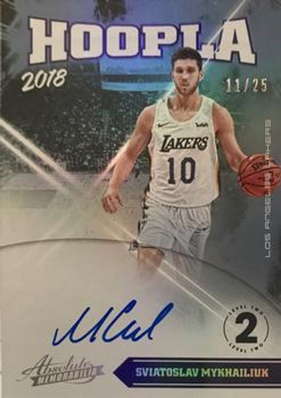 2018 Absolute Memorabilia #HS-SM Hoopla Signatures Level 2 /25