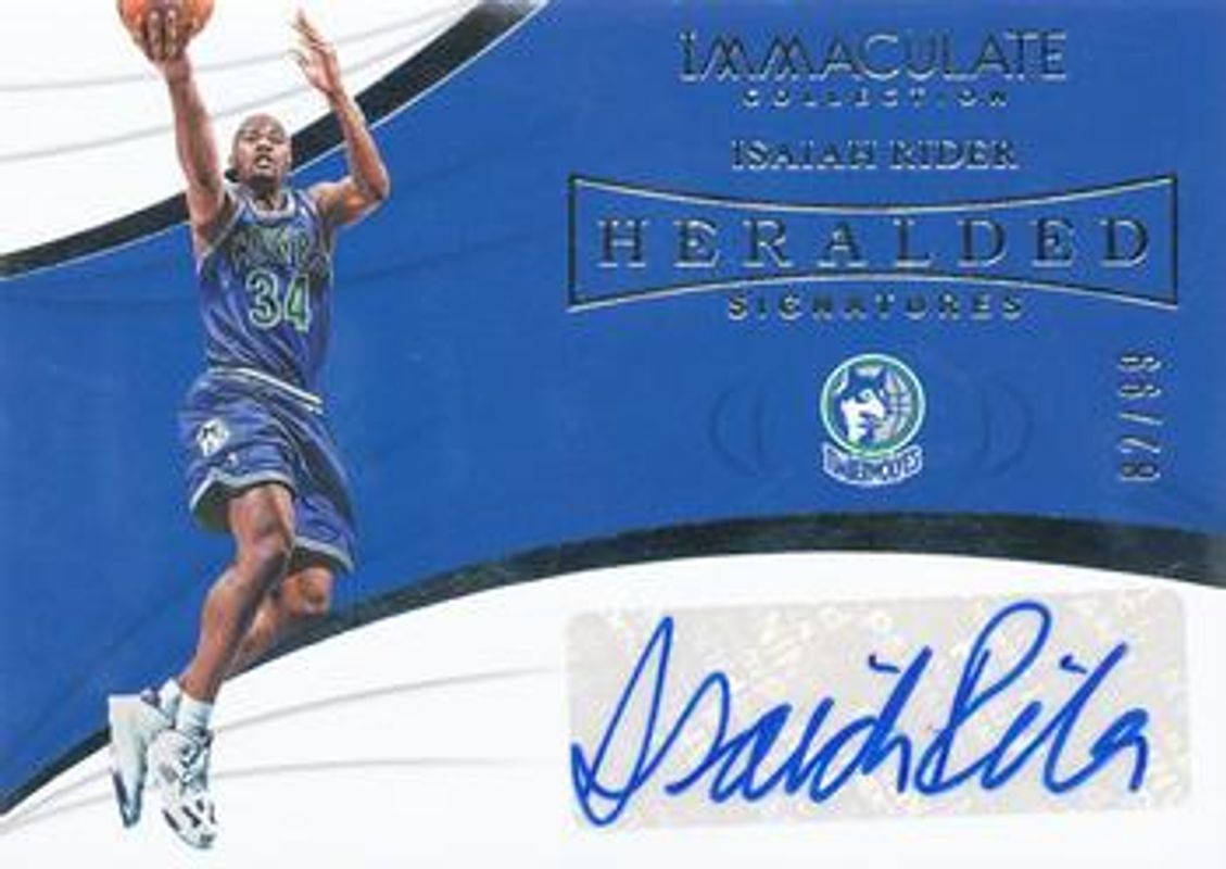 2018 Immaculate #HS-IRD Heralded Signatures /49