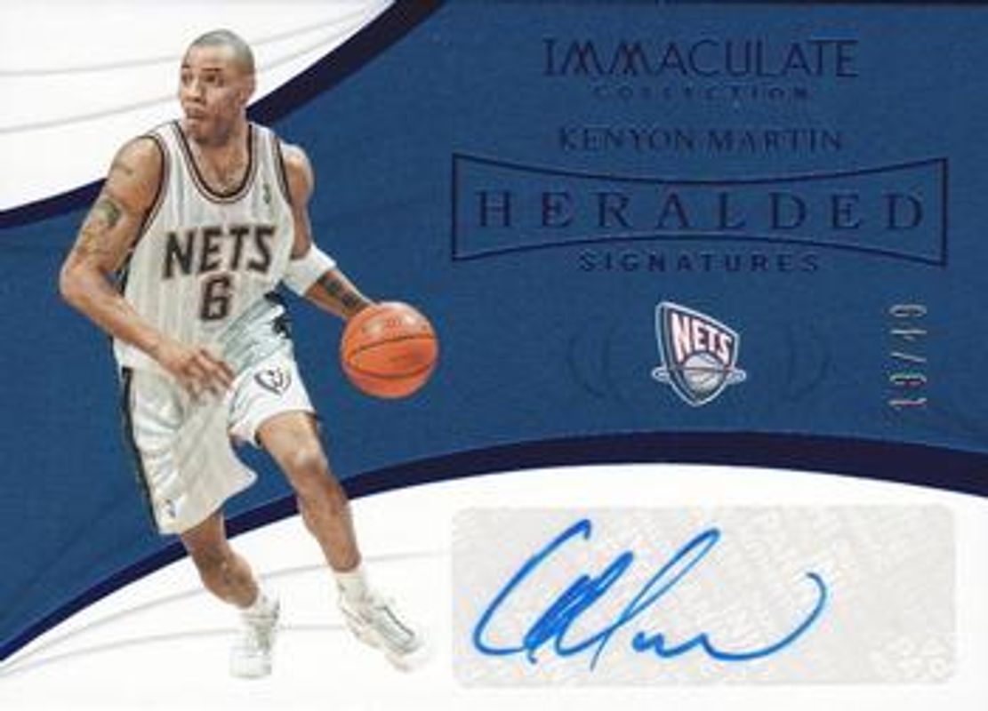2018 Immaculate #HS-KMT Heralded Signatures - Blue /49
