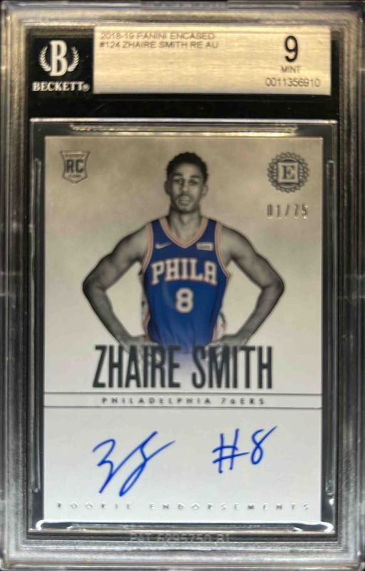 2018 Encased #124 Base /99