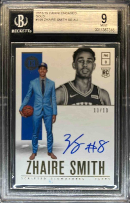 2018 Encased #159 Gold /10