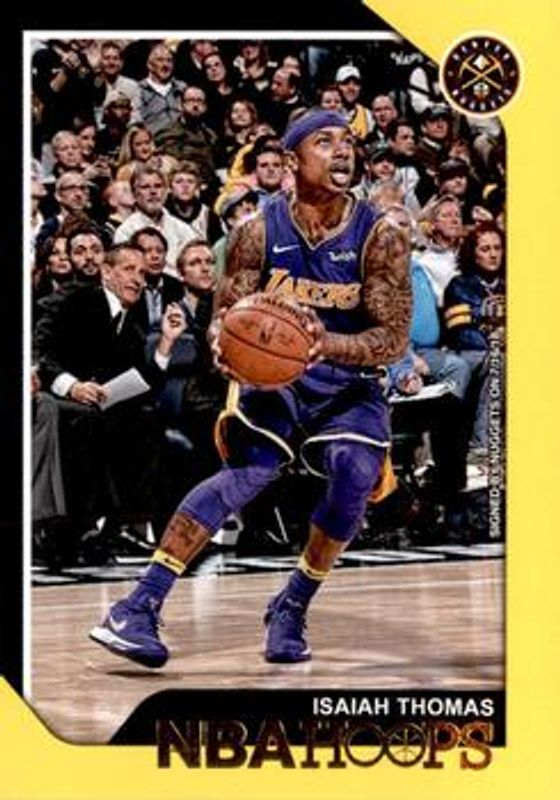 2018 Hoops #195 Yellow