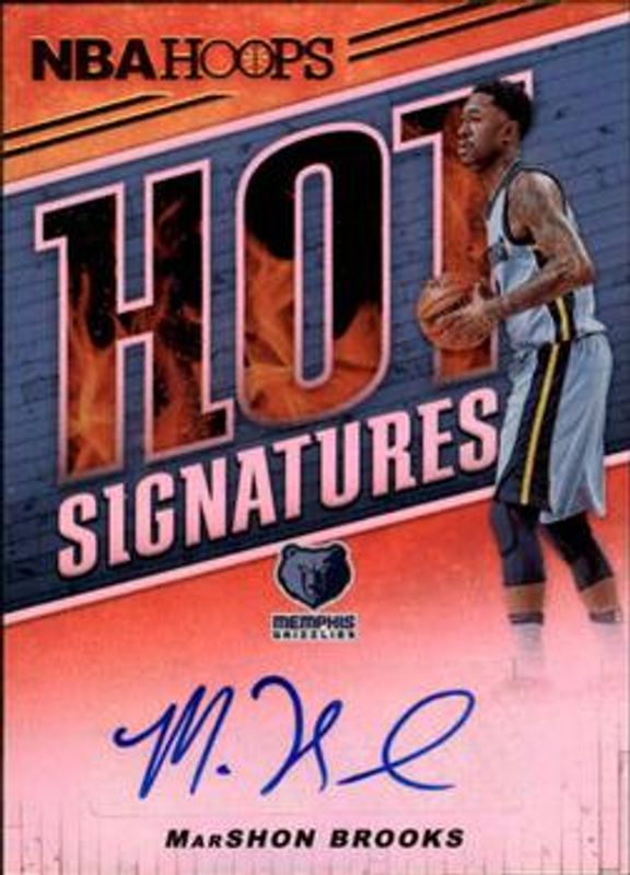 2018 Hoops #HS-MBK Hot Signatures