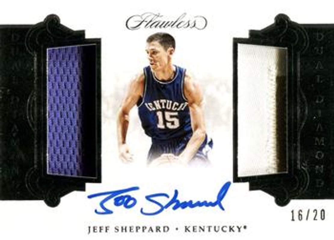 2018 Flawless Collegiate #DDMA-JS Dual Diamond Memorabilia Autographs - Silver /20