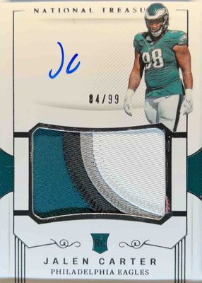 2023 National Treasures #CRPA-JCAR Crossover Rookie Patch Autographs /99