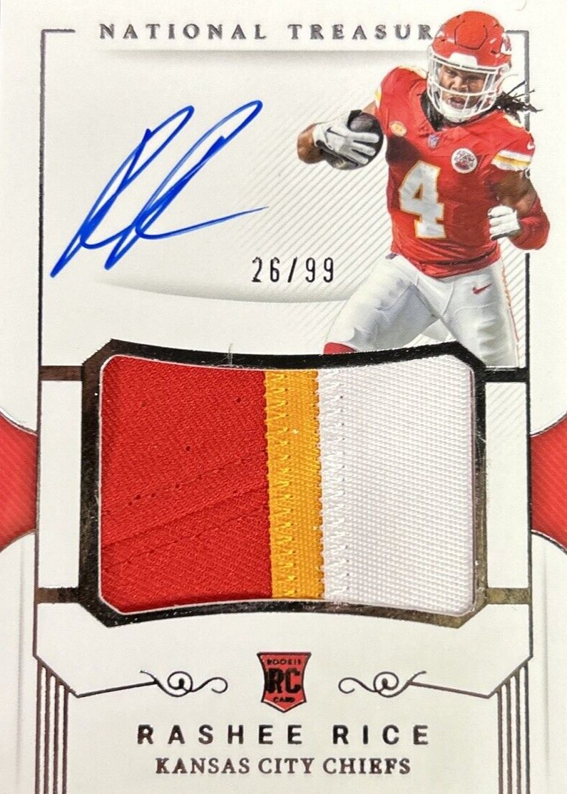 Rashee Rice 2023 National Treasures #CRPA-RRI Crossover Rookie Patch ...
