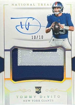 2023 National Treasures #CRPA-TDEV Crossover Rookie Patch Autographs - Holo Gold /10