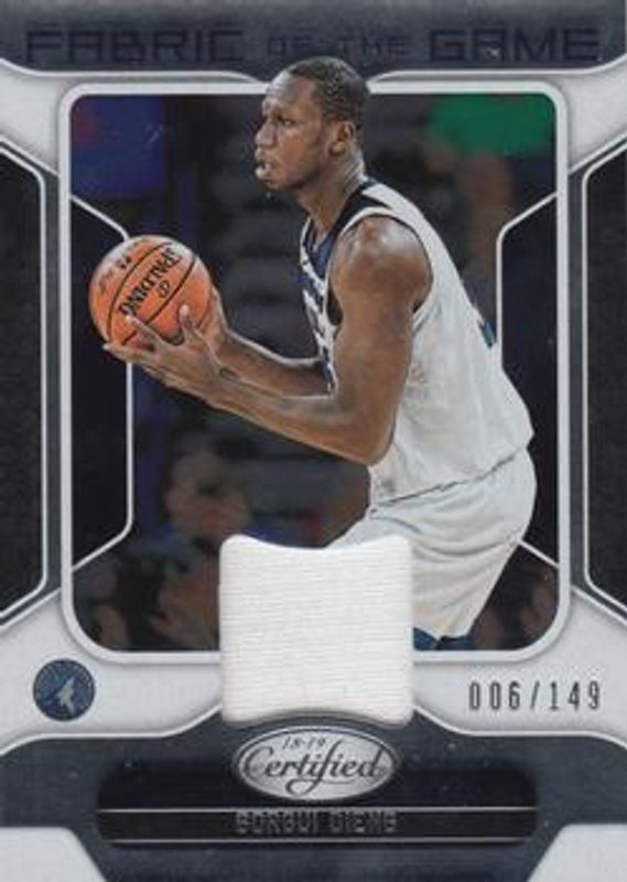 2018 Certified #FB-GDG Fabric of the Game /149