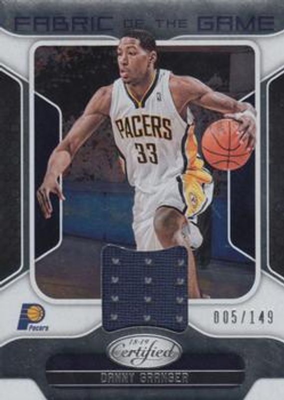 2018 Certified #FB-DGR Fabric of the Game /149