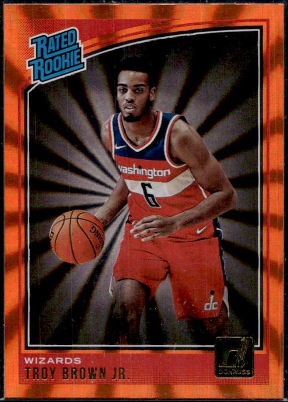 2018 Donruss #192 Orange Laser