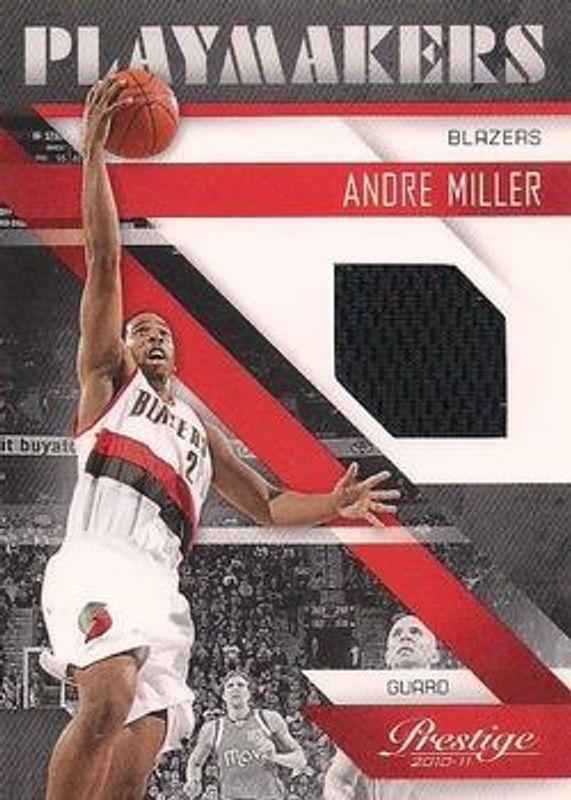 2010 Prestige #17 Playmakers - Materials /249