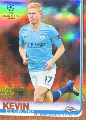 2018 Topps Chrome UEFA Champions League #72 Orange Refractor /25
