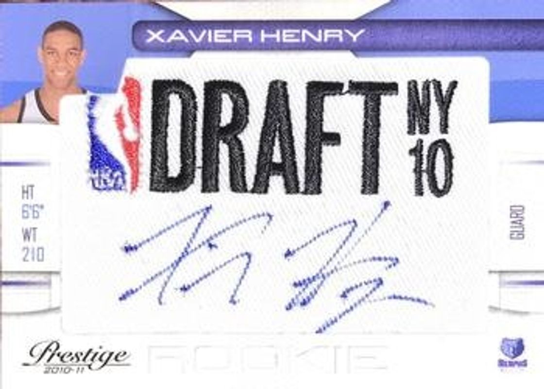 2010 Prestige #12 NBA Draft Class Draft Logo Signatures /199