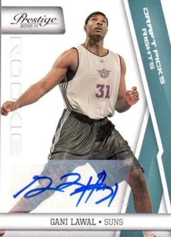 2010 Prestige #196 Draft Picks Rights Autographs /99