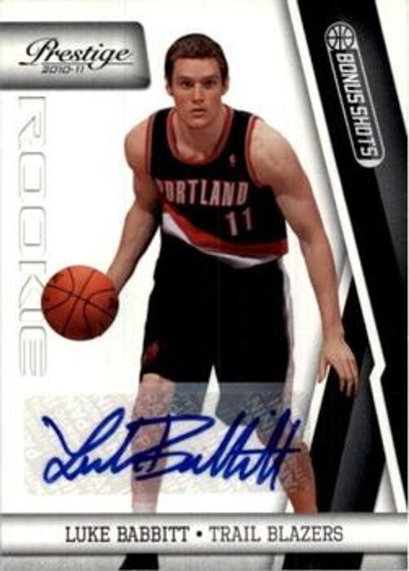 2010 Prestige #166 Bonus Shots Black Signatures /25