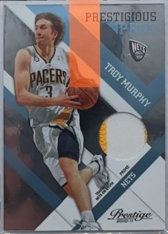 2010 Prestige #20 Prestigious Pros Materials Patches - Platinum /25