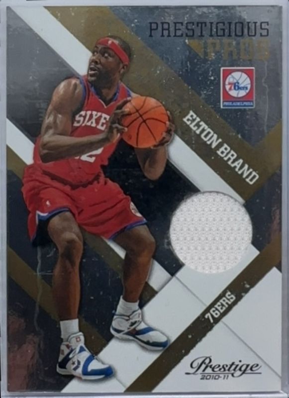 2010 Prestige #8 Prestigious Pros Materials - Gold /99