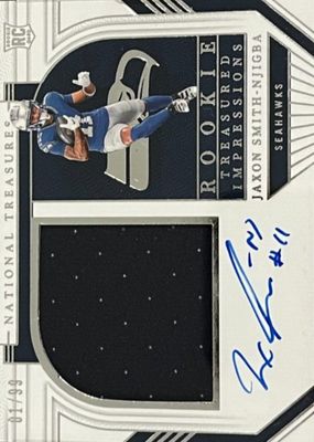 2023 National Treasures #TI-JSN Rookie Treasured Impressions /99