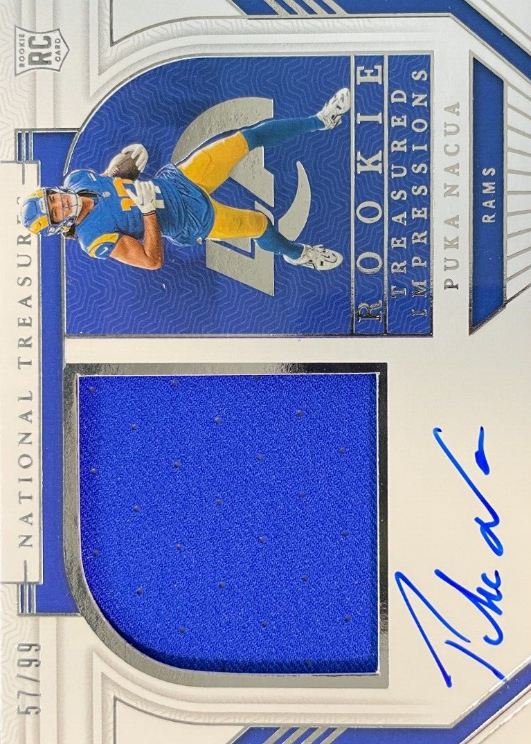 Puka Nacua 2023 National Treasures #TI-PNA Rookie Treasured