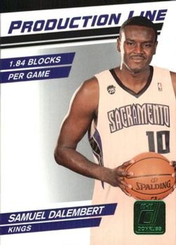 2010 Donruss #36 Production Line - Die Cuts Emerald