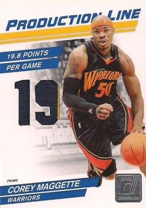 2010 Donruss #20 Production Line Stat Die Cuts Materials - Prime /10