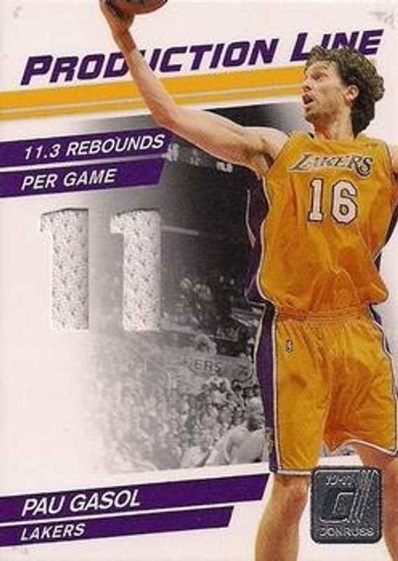 2010 Donruss #25 Production Line Stat Die Cuts - Materials /399