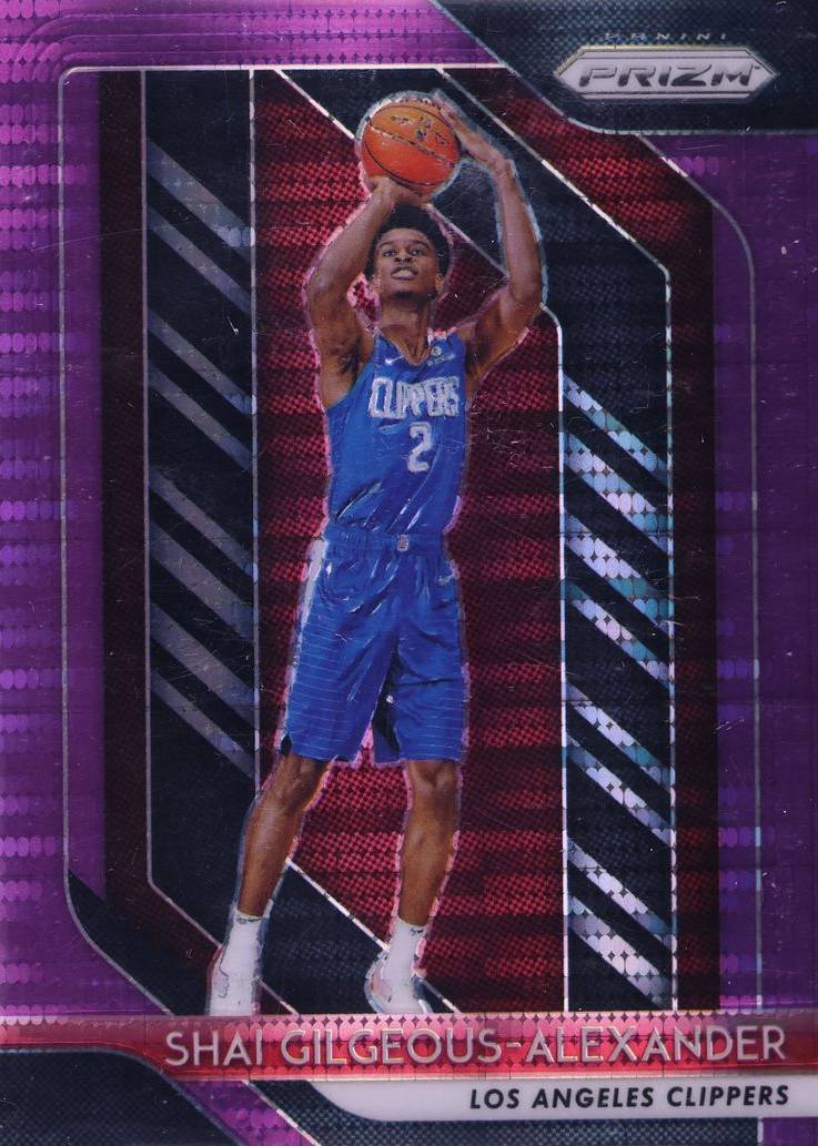 Shai Gilgeous-Alexander 2018 Prizm #184 Purple Pulsar /35 Price
