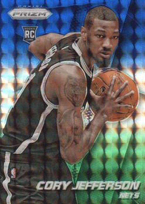 2014 Prizm #295 Blue Green Mosaic