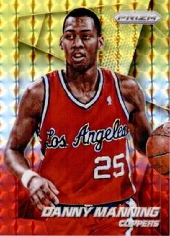 2014 Prizm #207 Yellow & Red Mosaic