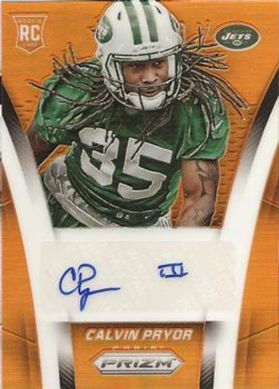 2014 Prizm #AR-CP Autographed Rookies - Orange /100