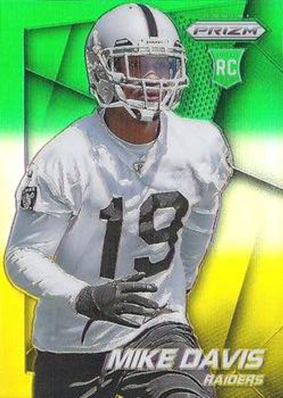 2014 Prizm #217 Neon Green & Yellow