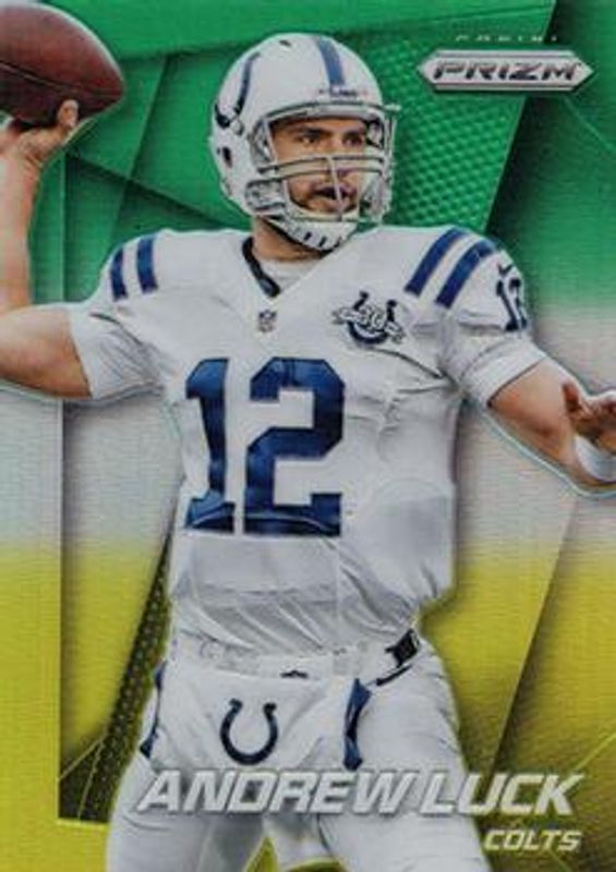 2014 Prizm #129 Neon Green & Yellow