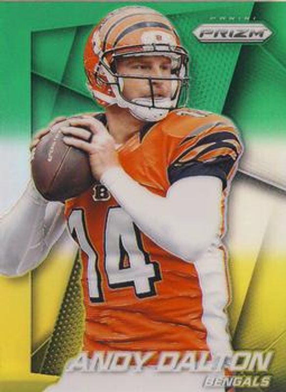 2014 Prizm #70 Neon Green & Yellow