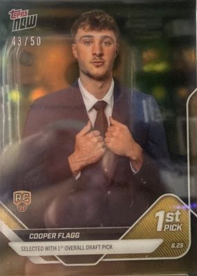 2025 Topps Now Draft #D1 Chrome - Gold Refractor /50