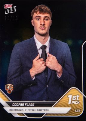 2025 Topps Now Draft #D1 Chrome - Black Refractor /10