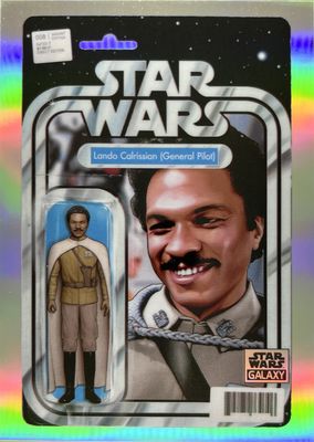 2024 Topps Chrome Star Wars Galaxy #VC-4 Action Figure Comic Cover Variations