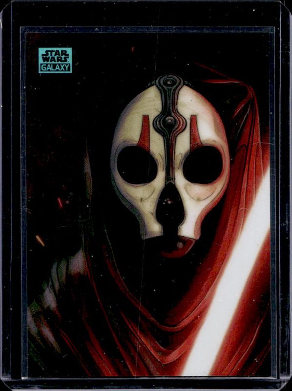 2024 Topps Chrome Star Wars Galaxy #AS-6 Art of the Sith - Aqua Refractor /199