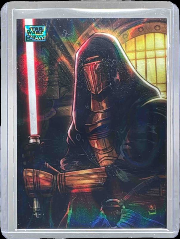 2024 Topps Chrome Star Wars Galaxy #AS-10 Art of the Sith - Aqua Lava Refractor /175