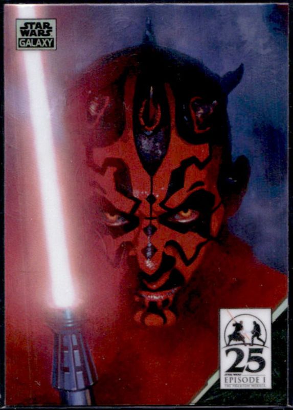 2024 Topps Chrome Star Wars Galaxy #AM-1 Phantom Menace 25th Anniversary: The Art of Darth Maul