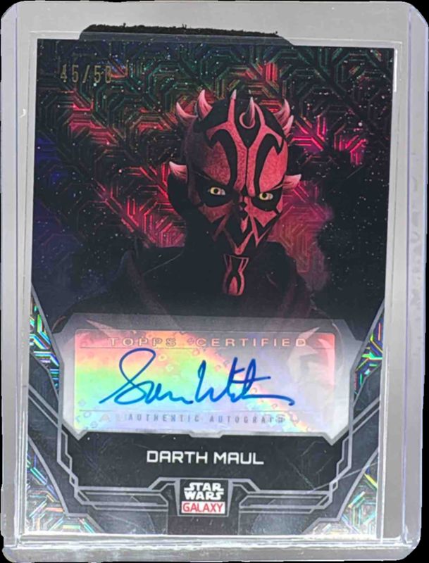 2024 Topps Chrome Star Wars Galaxy #A-SW Galaxy Autographs - Mojo Refractor /50