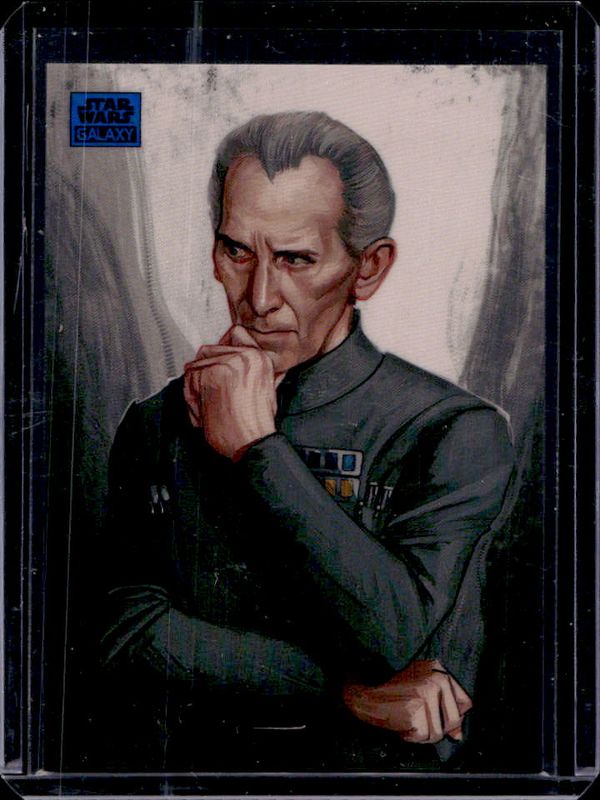 2024 Topps Chrome Star Wars Galaxy #GE-5 Galactic Empire Art - Blue Refractor /150