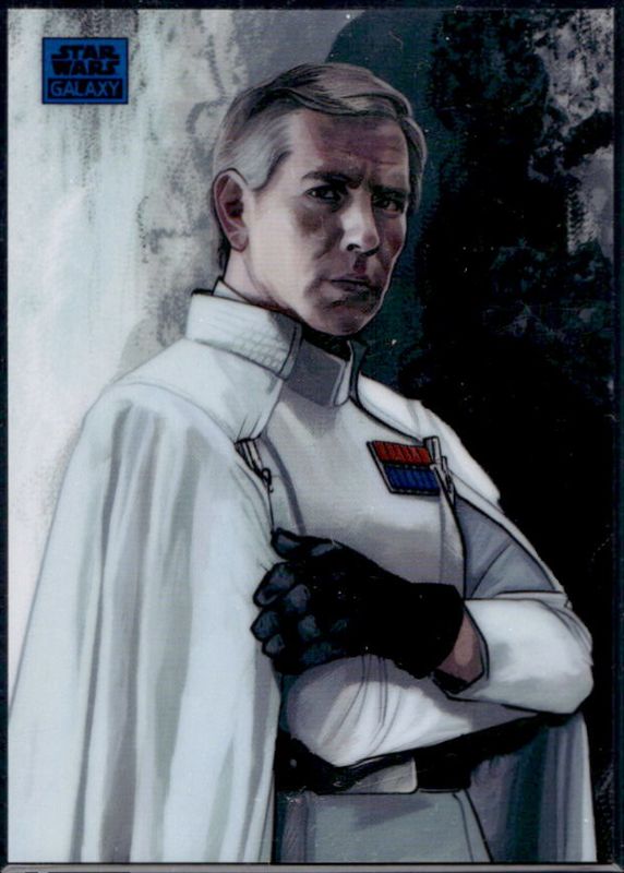 2024 Topps Chrome Star Wars Galaxy #GE-6 Galactic Empire Art - Blue Refractor /150